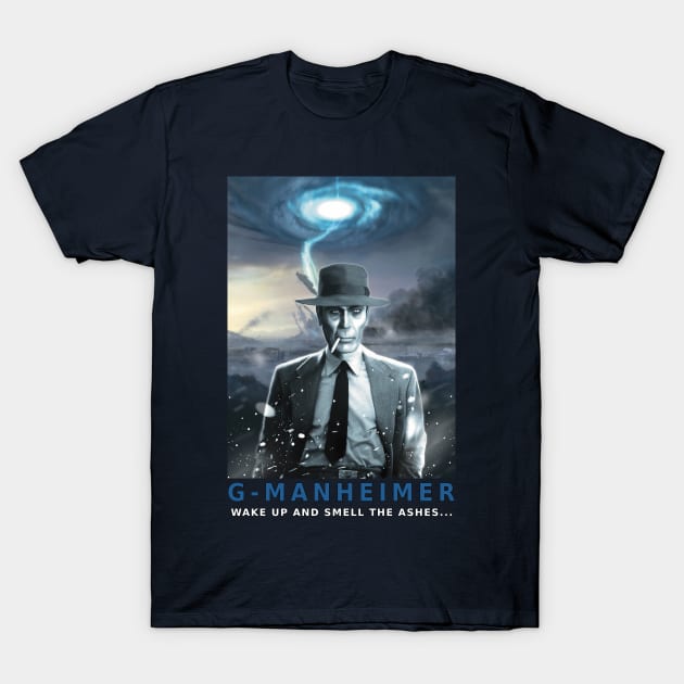 "G-MANHEIMER" Parody Design T-Shirt by SPACE ART & NATURE SHIRTS 